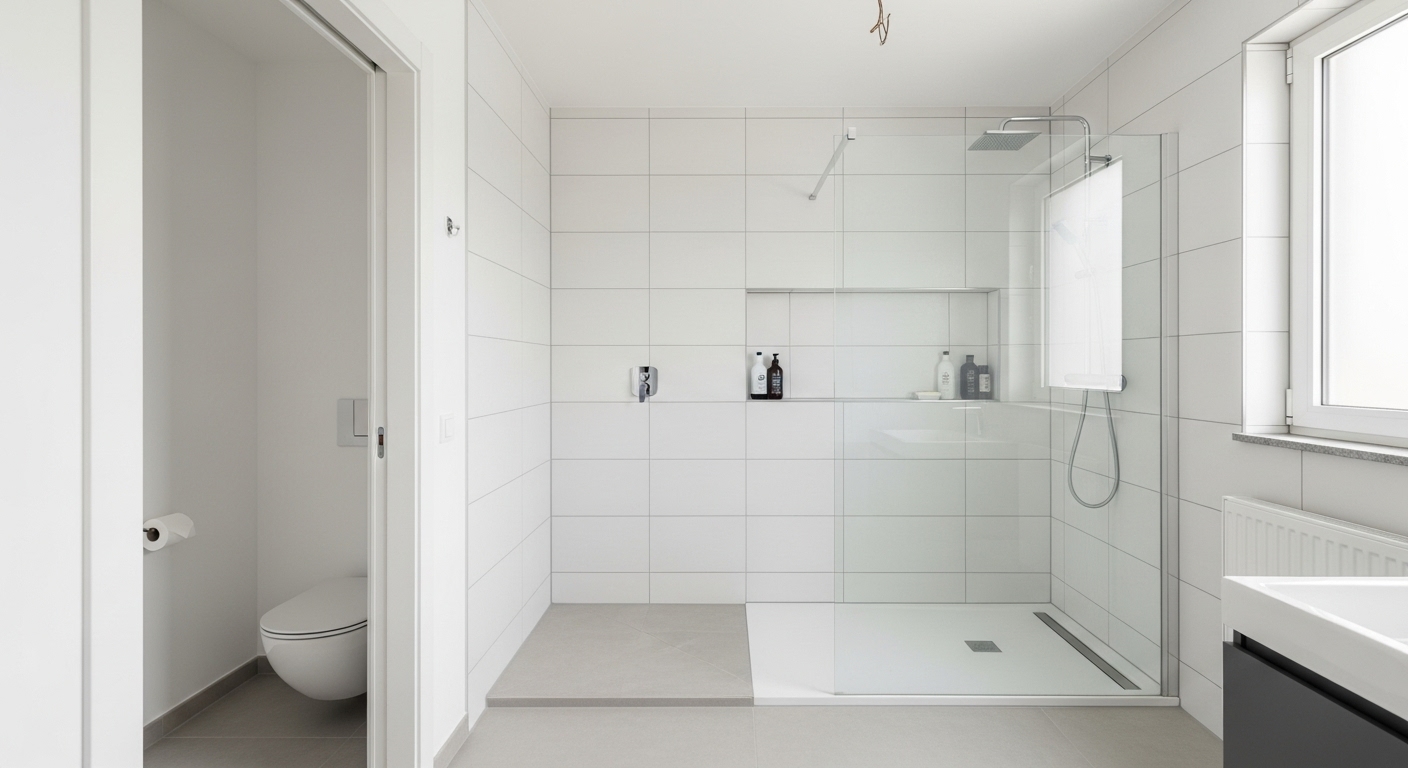 Casa de banho Lisboa completamente impermeabilizada - resultado final sem bolor nem humidade com garantia 8 anos