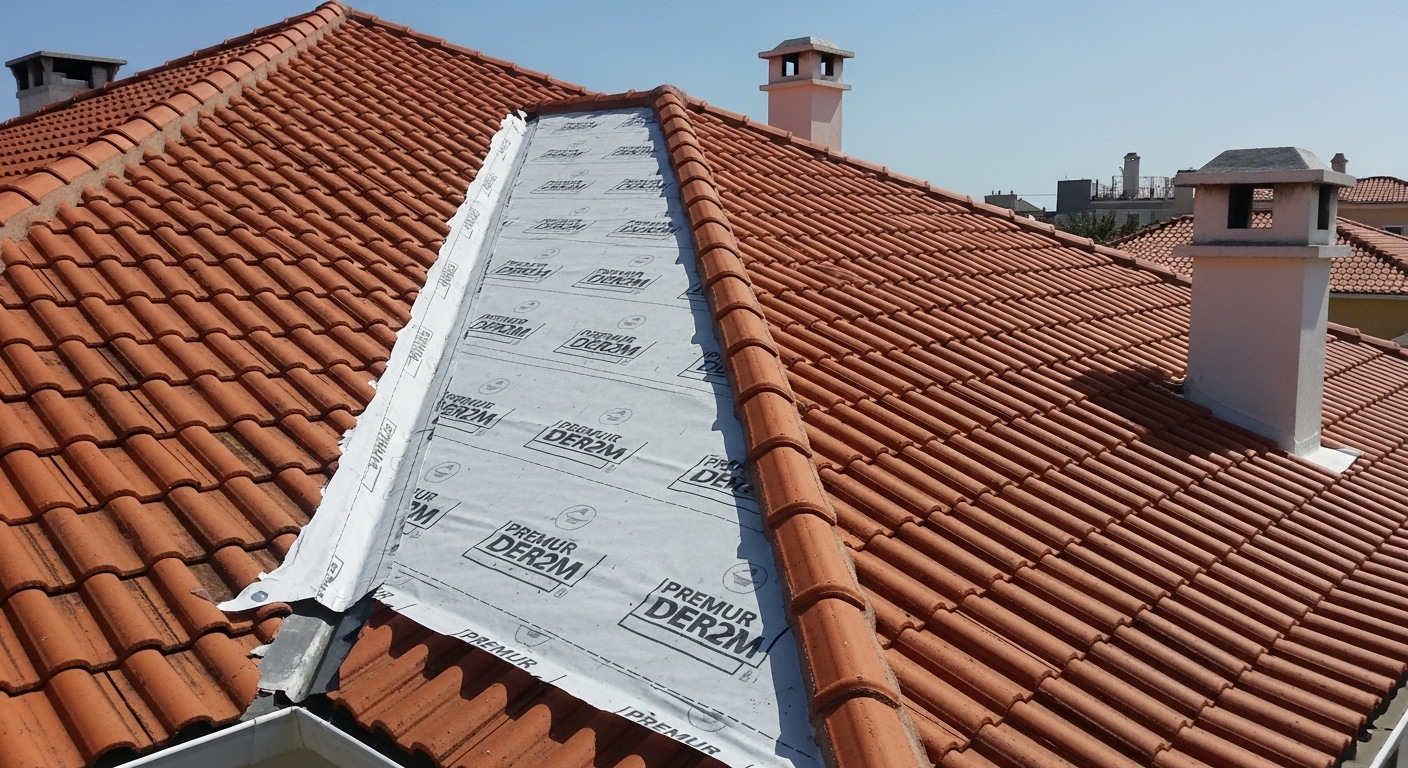 Telhado português perfeitamente impermeabilizado - proteção definitiva contra infiltrações com materiais premium e garantia 8 anos
